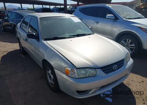 2002 Toyota Corolla Ce/Le/S из США, поврежденный, VIN 1NXBR12E52Z615504